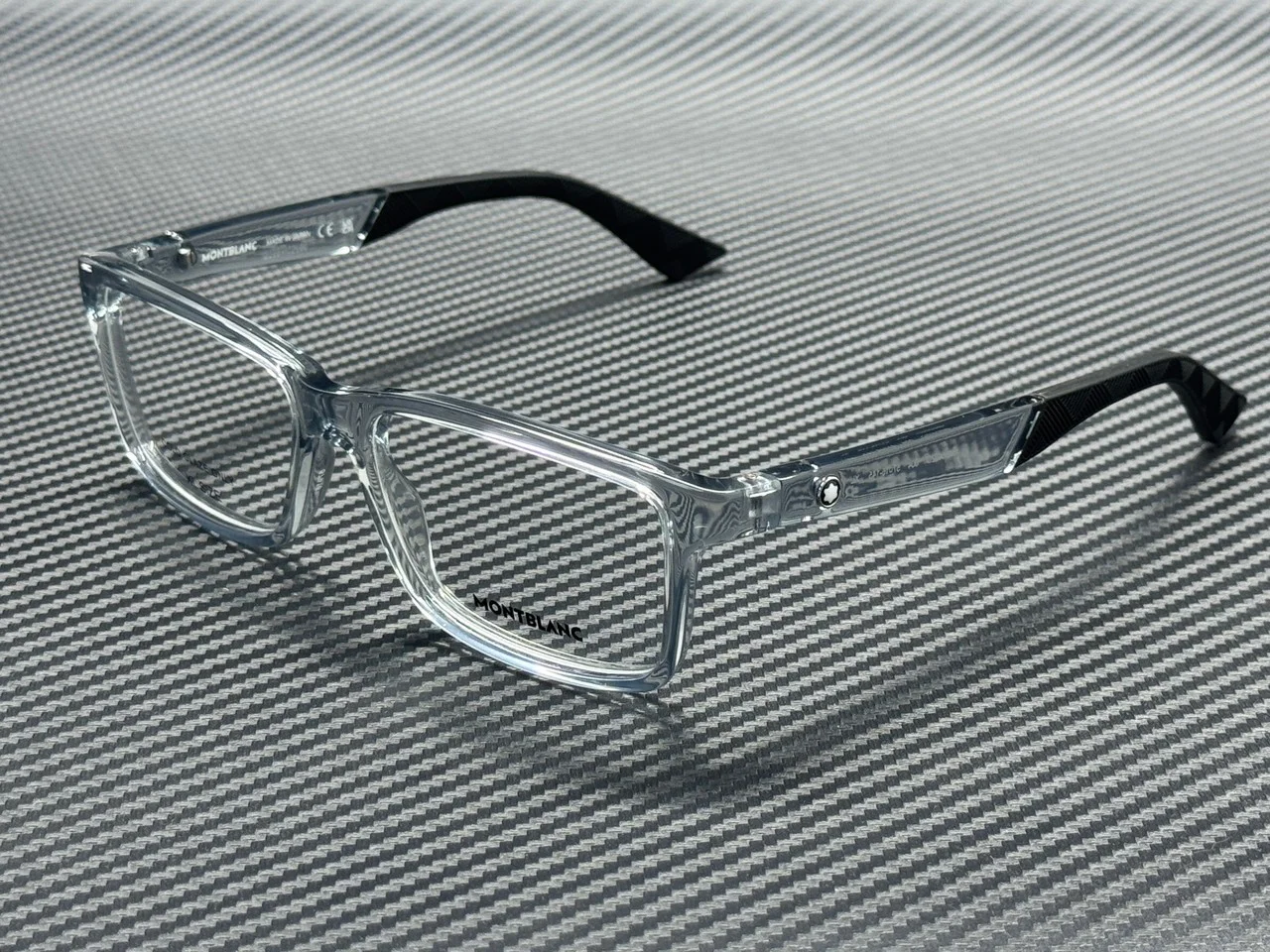 MONT BLANC MB0402O 004 Grey Transparent Men